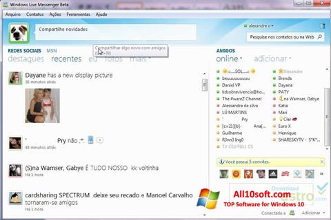 Screenshot Windows Live Messenger per Windows 10