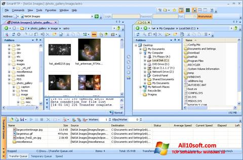 Screenshot SmartFTP per Windows 10