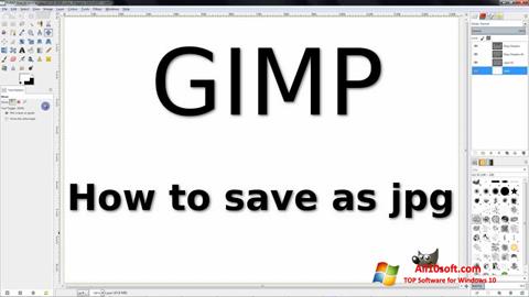 Screenshot GIMP per Windows 10