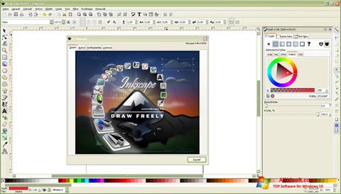 Screenshot Inkscape per Windows 10