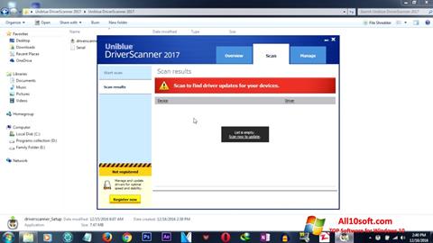 Screenshot DriverScanner per Windows 10