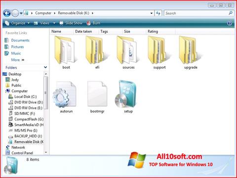 Screenshot Windows 7 USB DVD Download Tool per Windows 10