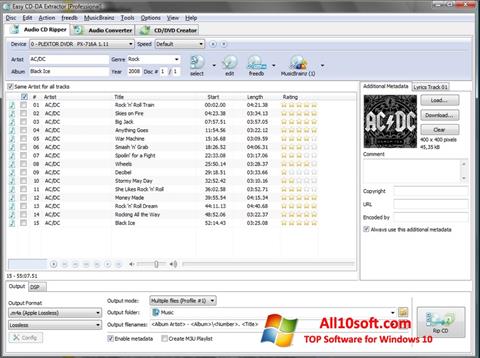 Screenshot Easy CD-DA Extractor per Windows 10