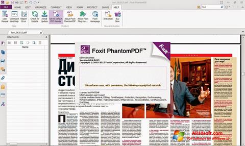 Screenshot Foxit Phantom per Windows 10