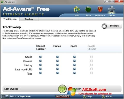 Screenshot Ad-Aware per Windows 10