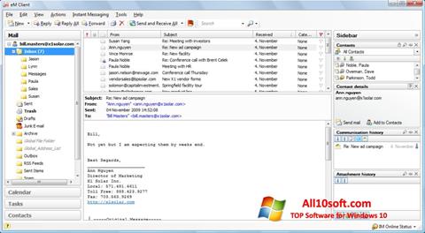 Screenshot eM Client per Windows 10