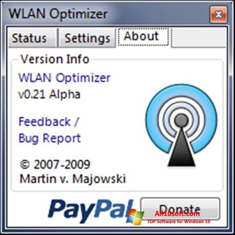 Screenshot WLAN Optimizer per Windows 10