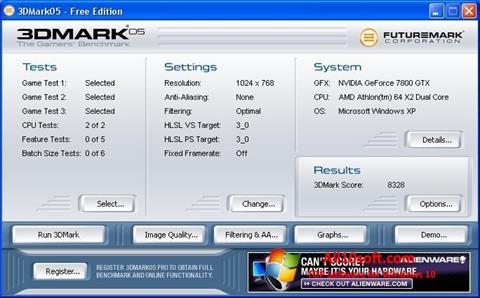 Screenshot 3DMark per Windows 10