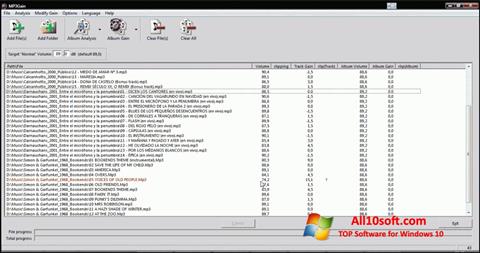 Screenshot MP3Gain per Windows 10