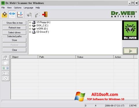 Screenshot Dr.Web per Windows 10