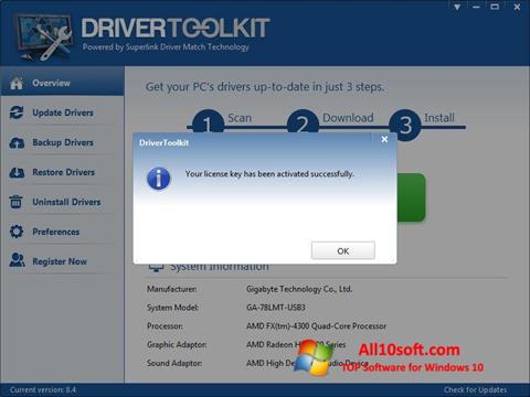 Screenshot Driver Toolkit per Windows 10