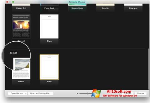 Screenshot iBooks per Windows 10