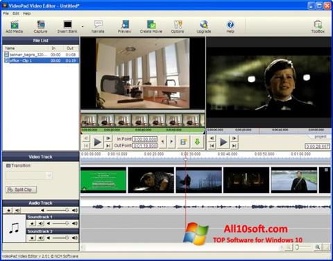 Screenshot VideoPad Video Editor per Windows 10