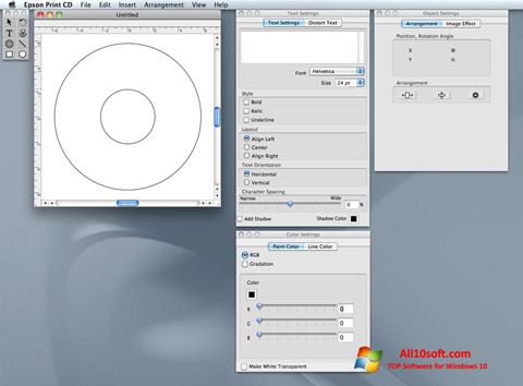 Screenshot EPSON Print CD per Windows 10