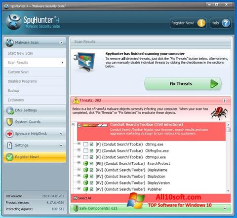 Screenshot SpyHunter per Windows 10