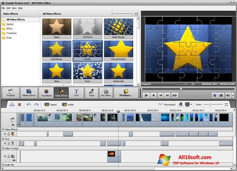 Screenshot AVS Video Editor per Windows 10