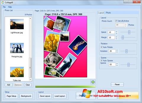 Screenshot CollageIt per Windows 10