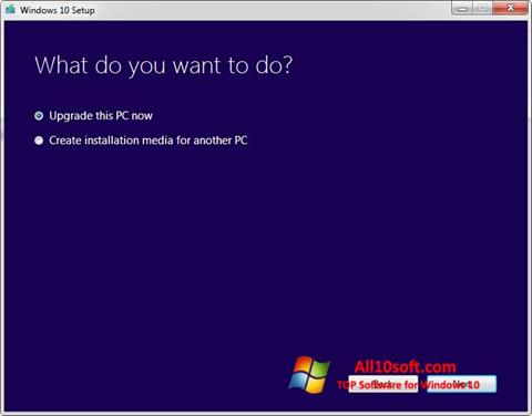 Screenshot Media Creation Tool per Windows 10
