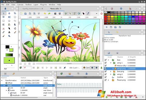 Screenshot Synfig Studio per Windows 10