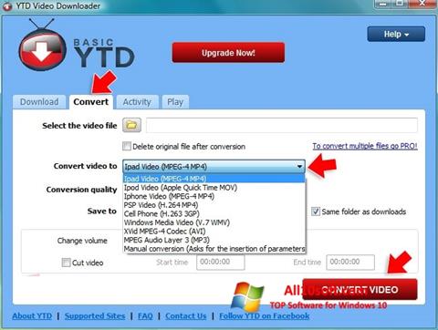 Screenshot YTD Video Downloader per Windows 10