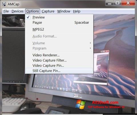 Screenshot AMCap per Windows 10