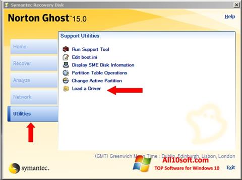 Screenshot Norton Ghost per Windows 10