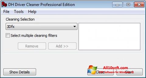 Screenshot Driver Cleaner per Windows 10