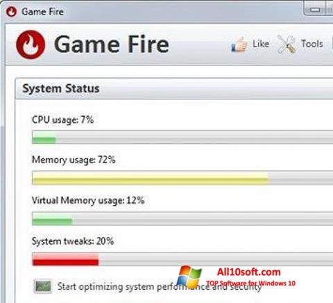 Screenshot Game Fire per Windows 10