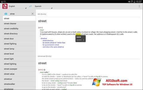 Screenshot ABBYY Lingvo per Windows 10
