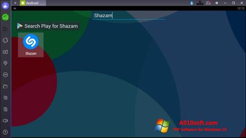 Screenshot Shazam per Windows 10