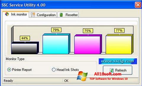 Screenshot SSC Service Utility per Windows 10