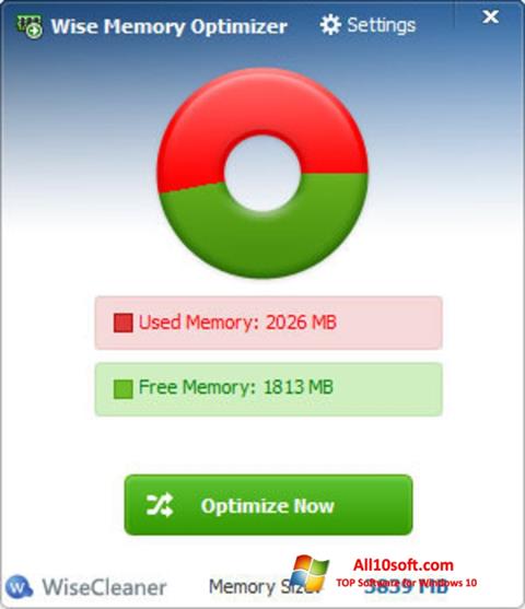 Screenshot Wise Memory Optimizer per Windows 10