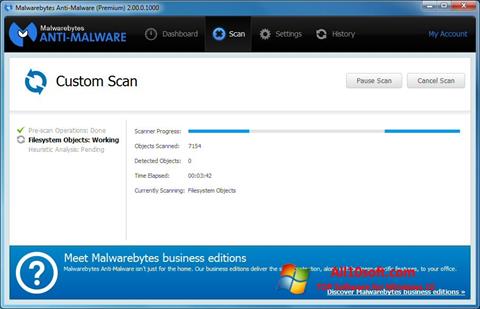 Screenshot Malwarebytes Anti-Malware per Windows 10