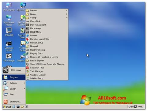 Screenshot Hirens Boot CD per Windows 10