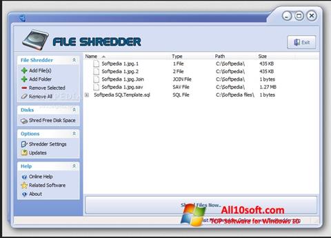 Screenshot File Shredder per Windows 10