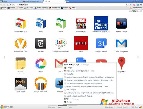 Screenshot Google Chrome Offline Installer per Windows 10