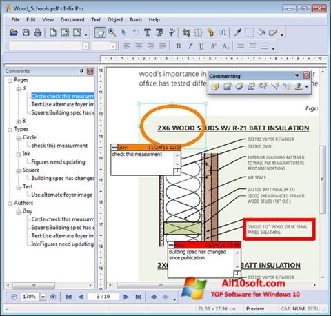 Screenshot Infix PDF Editor per Windows 10