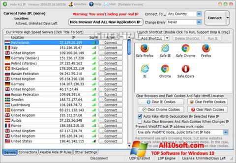 Screenshot Hide ALL IP per Windows 10