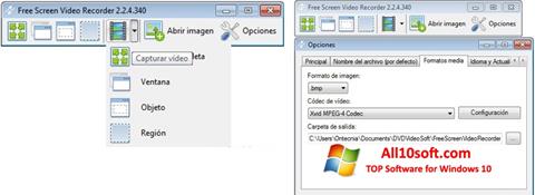 Screenshot Free Screen Video Recorder per Windows 10