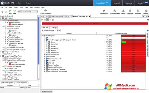 Screenshot SoapUI per Windows 10