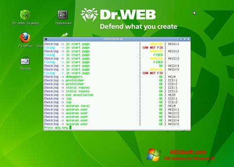 Screenshot Dr.Web LiveCD per Windows 10