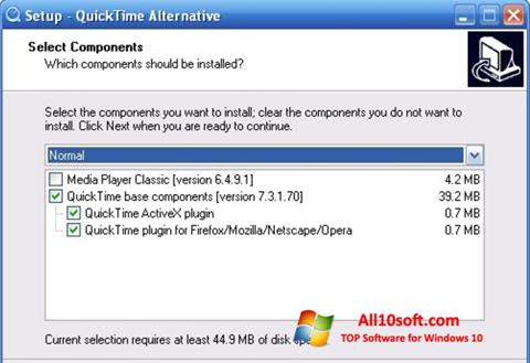 Screenshot QuickTime Alternative per Windows 10