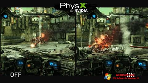 Screenshot NVIDIA PhysX per Windows 10