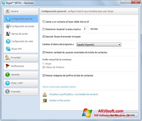 Screenshot Skype Beta per Windows 10