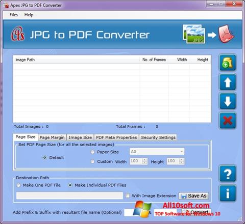 Screenshot JPG to PDF Converter per Windows 10