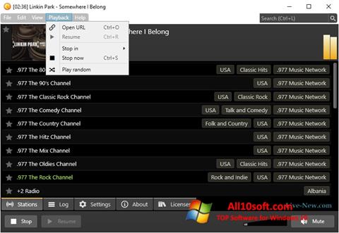 Screenshot Screamer Radio per Windows 10