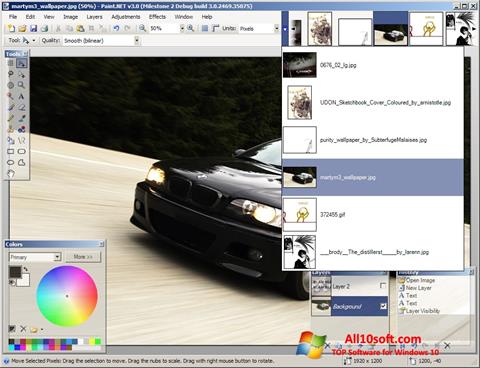 Screenshot Paint.NET per Windows 10