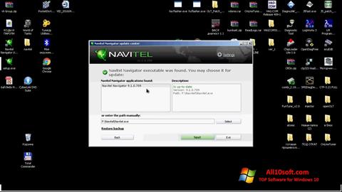 Screenshot Navitel Navigator Update Center per Windows 10